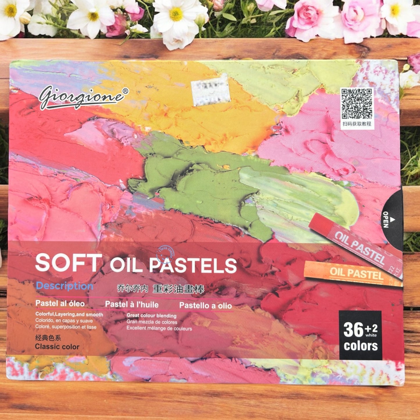 Soft Oil pastels 36 COLORS