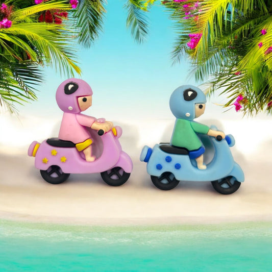 CUTE SCOOTER ADVENTURE Fridge Magnet