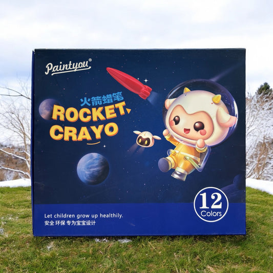 Rocket crayon 12 COLORS *PAINT YOU*