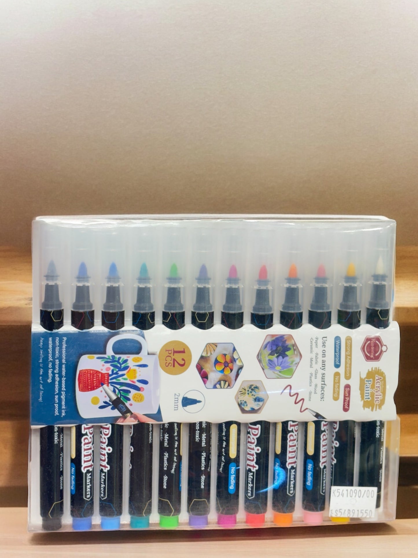 Acrylic Paint Markers 12 COLORS