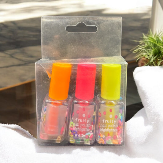 FRUITY NAIL POLISH HIGHLIGHTERS