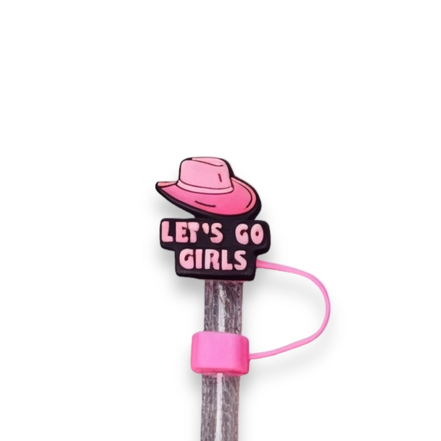 Cute different designs girls  Silicone Tumbler Topper/Straw Cover with 10mm Dustproof Plugs