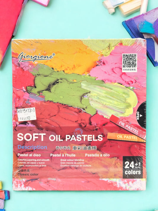 Soft Oil pastels 24 COLORS