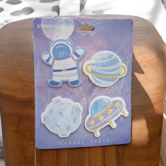 Space Theme Sticky Notes PACK OF 4