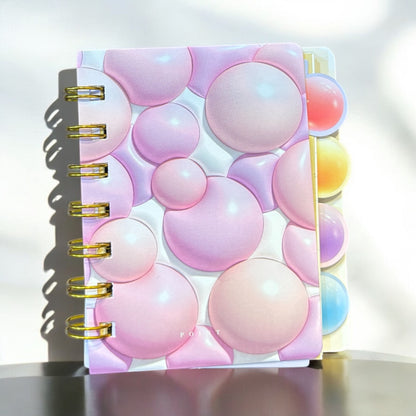 SPIRAL BLUBLE DESIGN CUTE SMALL NOTEPAD