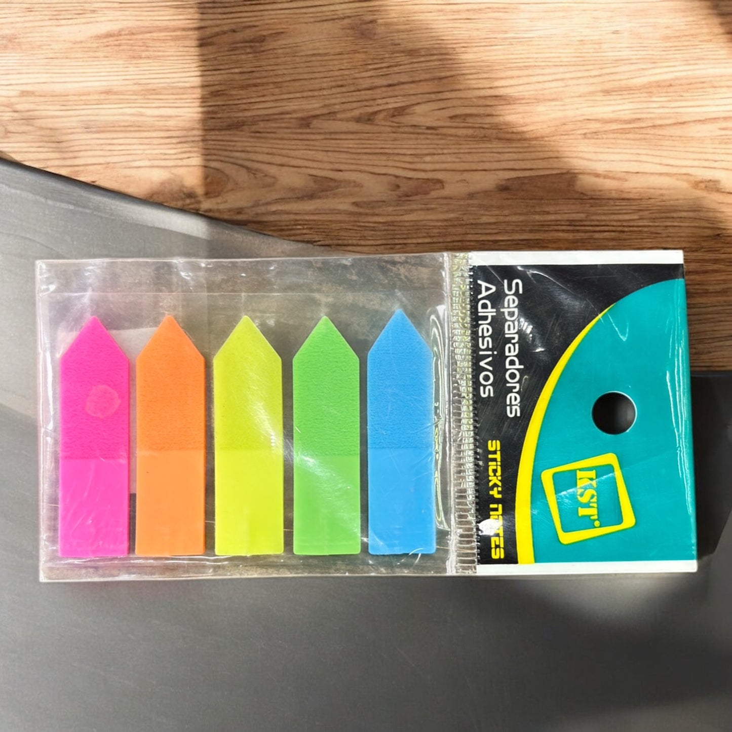 KST BOOKMARK shaped Sticky note with 5 colors in 1 pack