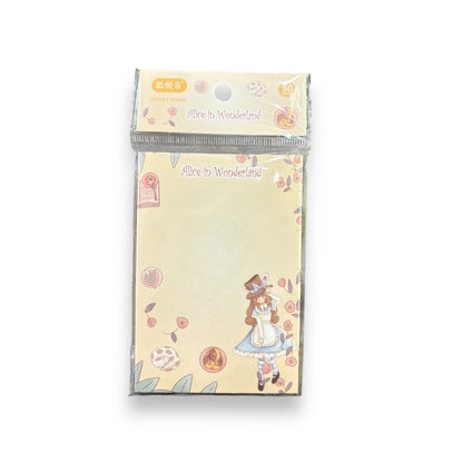 Alice in wonderland Whimsical Sticky Notes