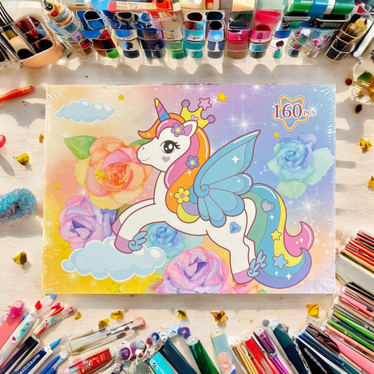 COLOUR KIT 160 PCS UNICORN