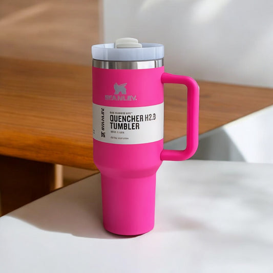 Stanley 40 oz Cosmo Pink H2.0 Quencher Tumbler