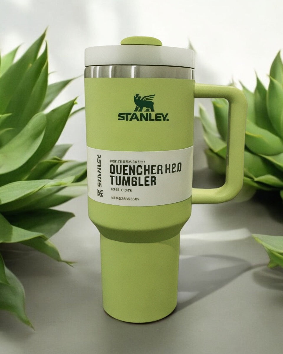 Stanley Quencher H2.0 FlowState Tumbler 40 OZ Citron Green