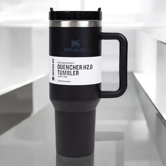 Stanley Quencher H2.0 FlowState Tumbler 40oz Black Edition