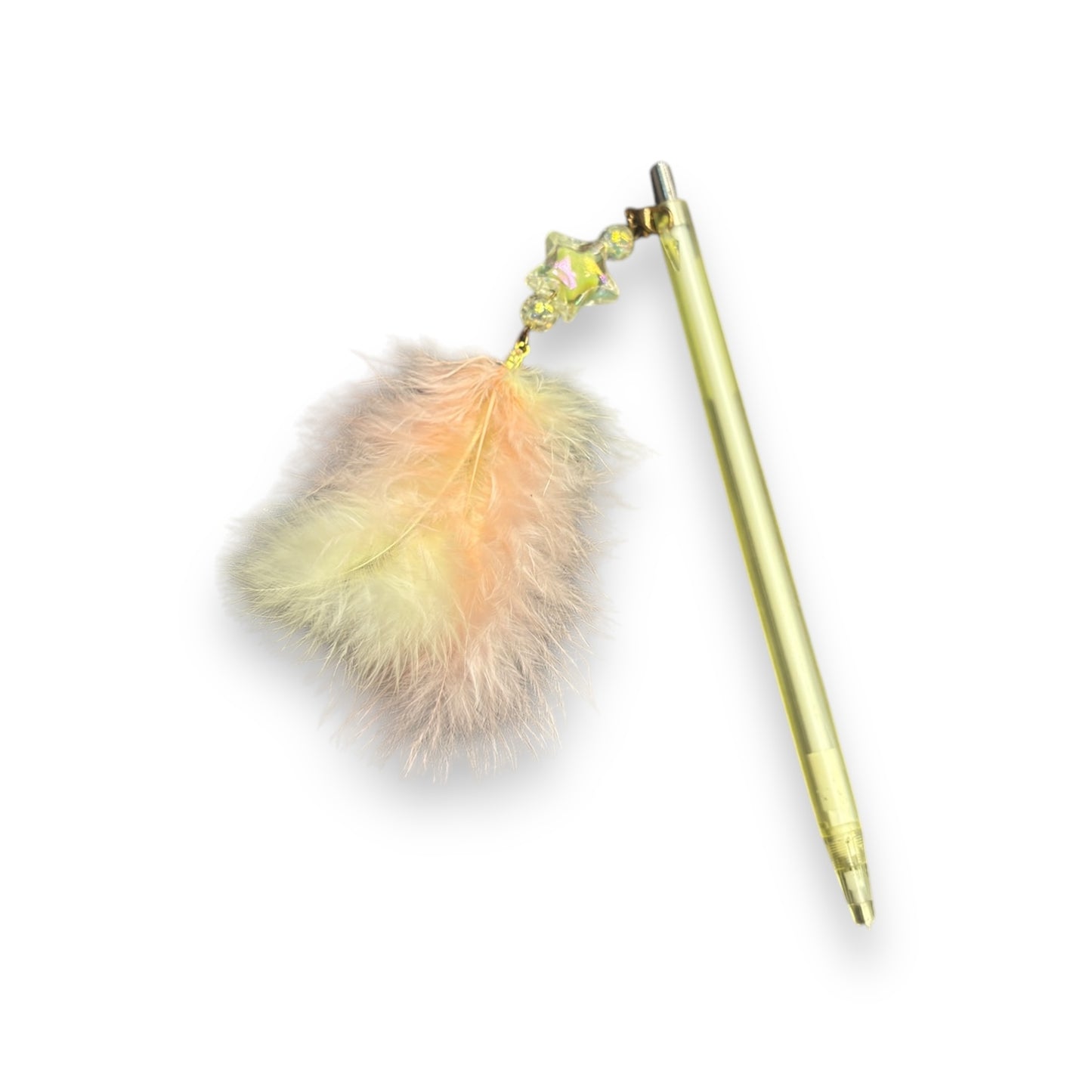 Pastel Feather Star Charm Mechanical Pencils