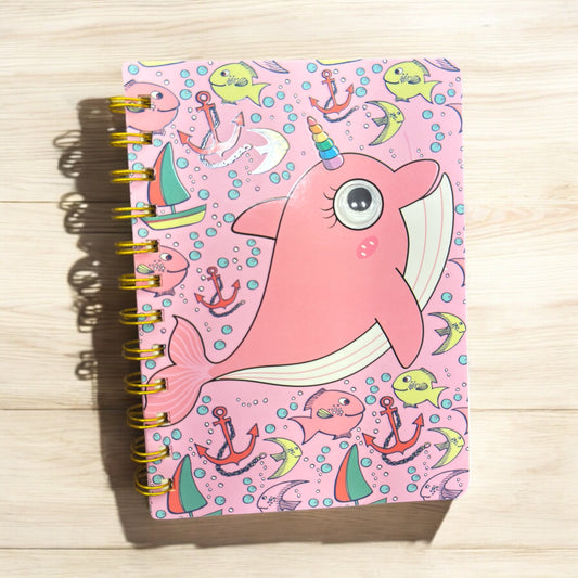 Cute Dolphin Spiral Notebook