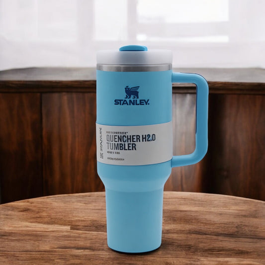 Stanley 40oz Flowstate Quencher H2.0 Tumbler Pool Blue