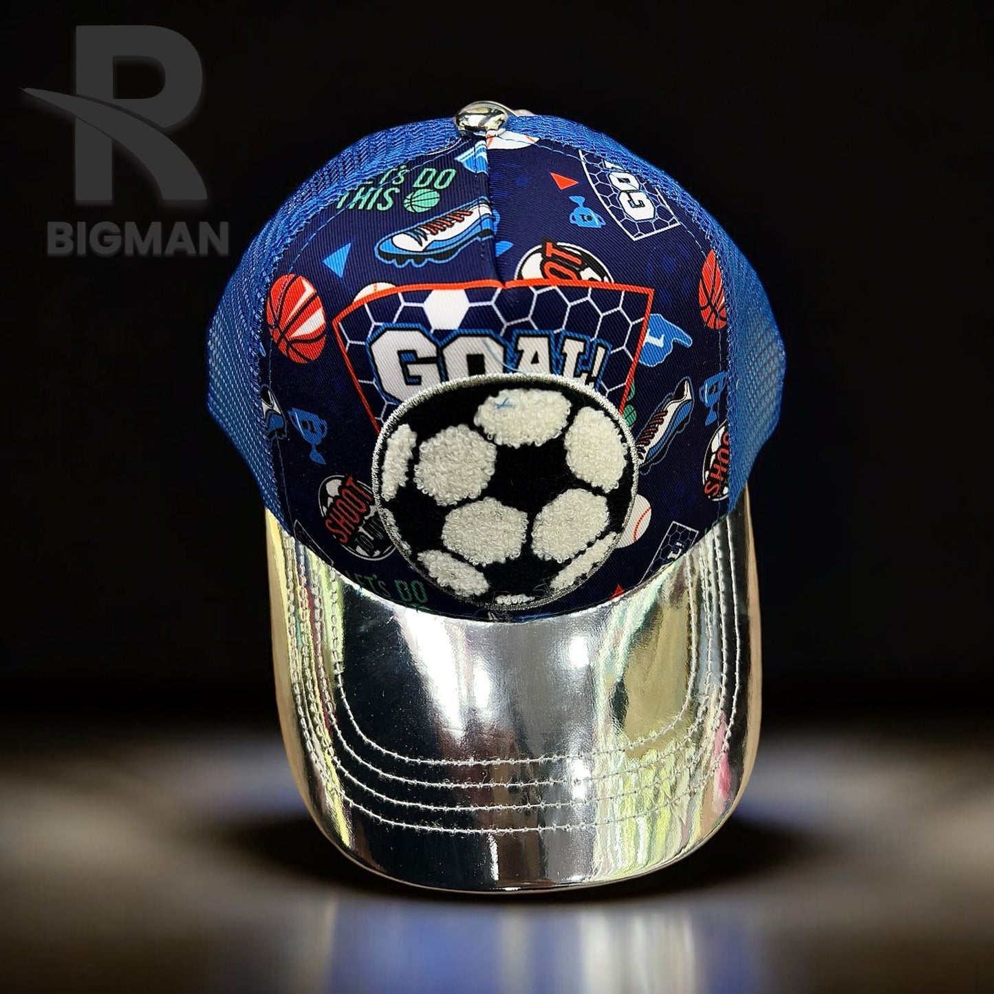 Football themed Shiny Cap