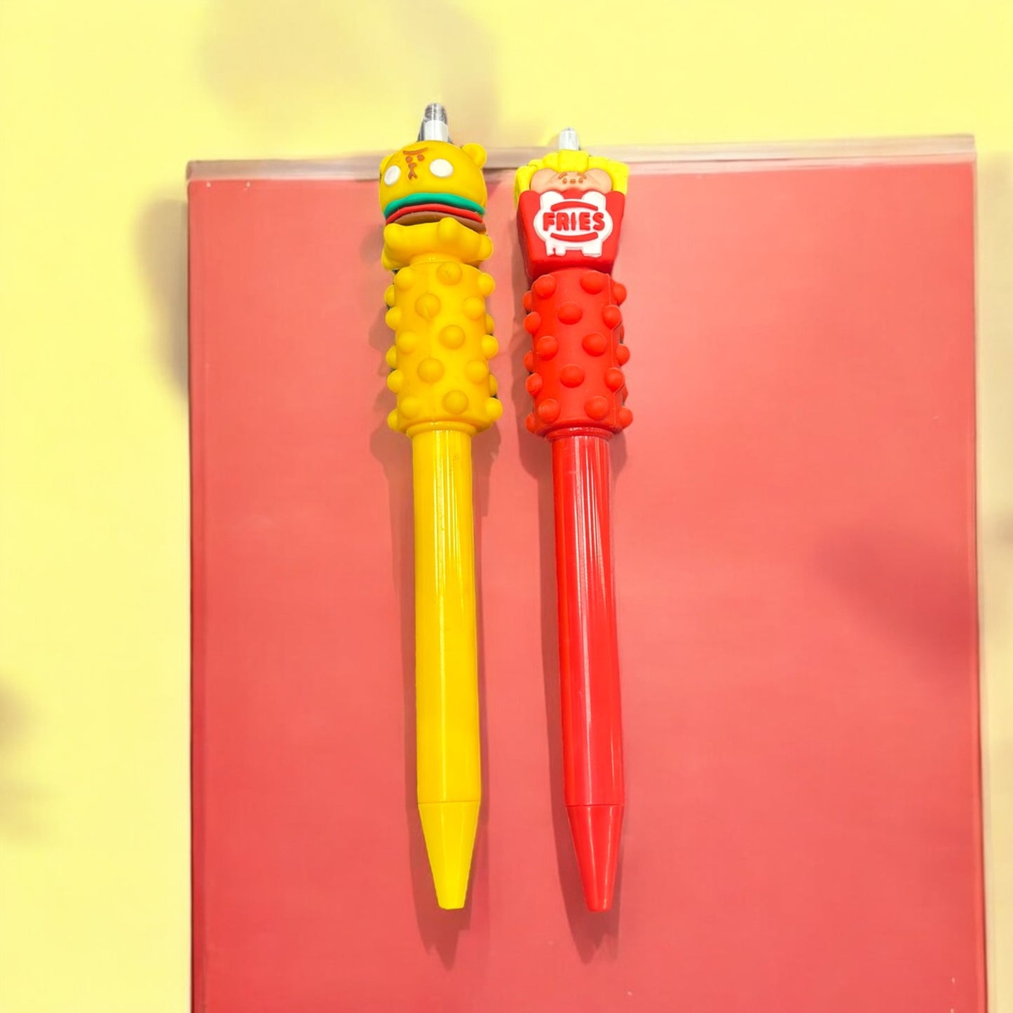 Cartoon Foods Bumpy Grip Pens