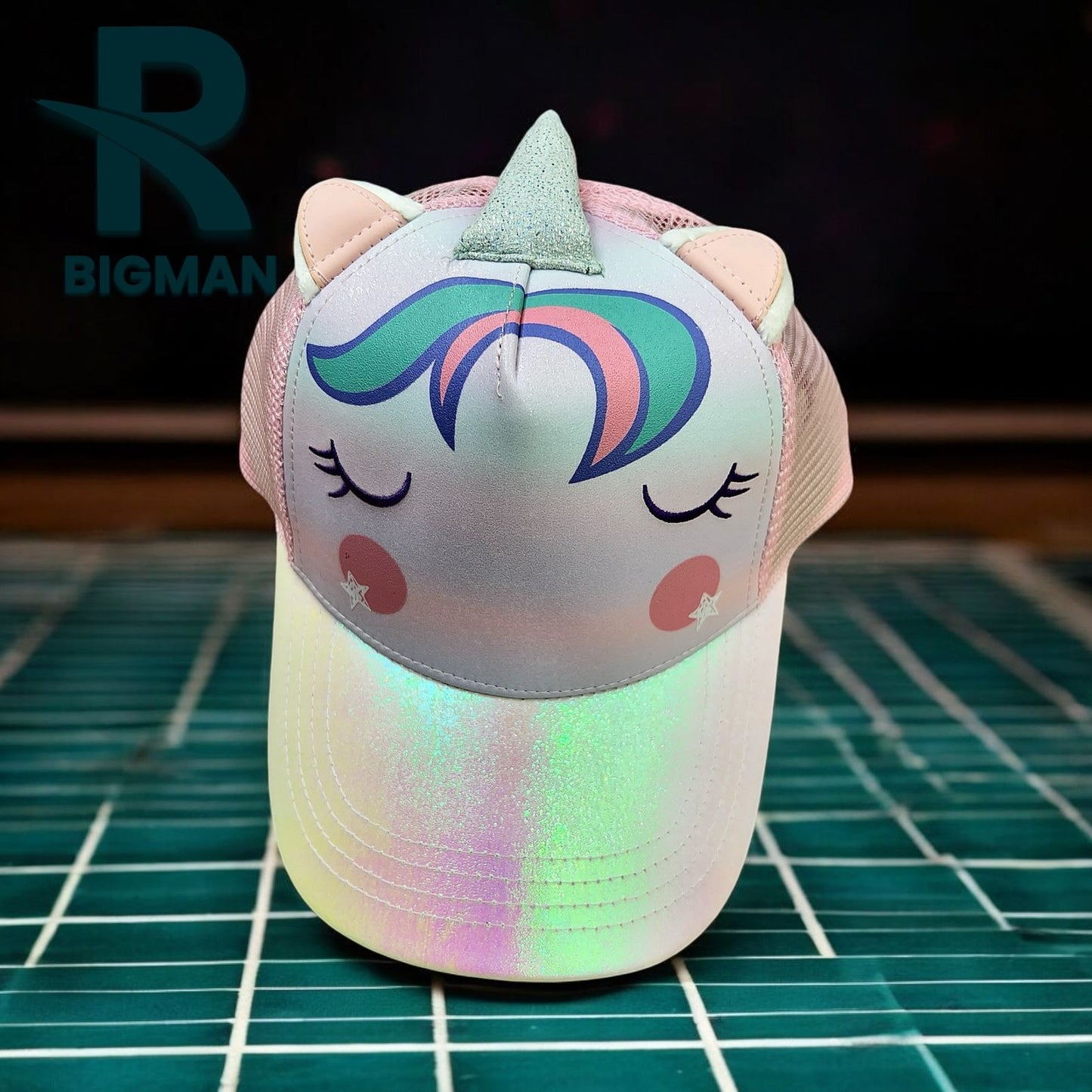 Cute Magical Iridescent Unicorn Cap