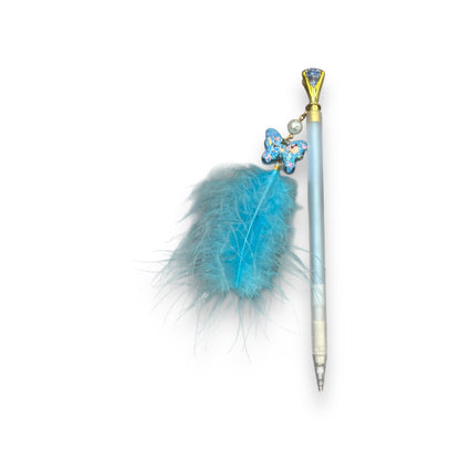 Cutesy Butterfly Charm Feather Mechanical Pencil