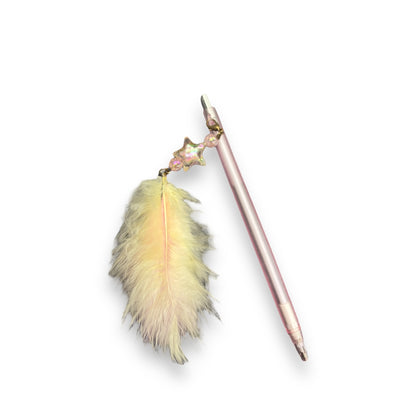 Pastel Feather Star Charm Mechanical Pencils